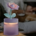 thumbnail image 1 of USB Humidifier with Light, Quiet Cool Mist Humidifier for Bedroom Office Plants, 260ML Tank, 2 Mist Modes, Easy to Clean, Portable Mini, 1 of 7