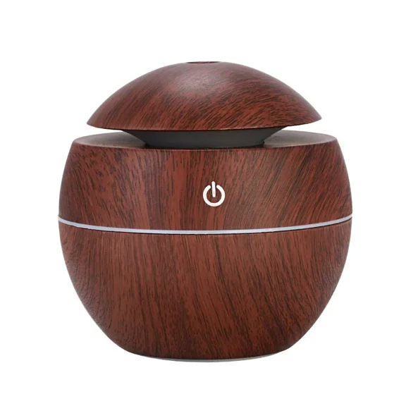 USB Imitation Wood Ultrasonic Air Humidifier Aromatherapy Essential Oil Diffuser Wood Grain Ultrasonic Air Humidifier For Home