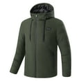 thumbnail image 1 of USB Intelligent Constant Temperature Heated Windproof Plus Size Coat for Men and Women Winter 15 Heated Jacket Coat, 1 of 9