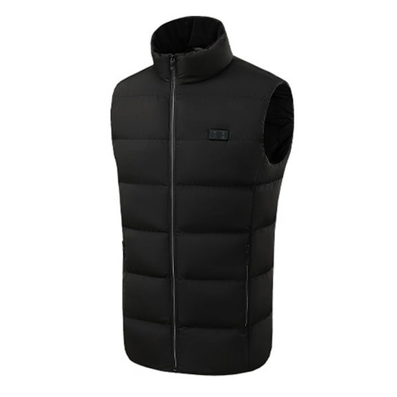 USB Intelligent Constant Temperature Heated Windproof Plus Size Coat for Men and Women Winter 26 Heated Sleeveless Jacket Coat