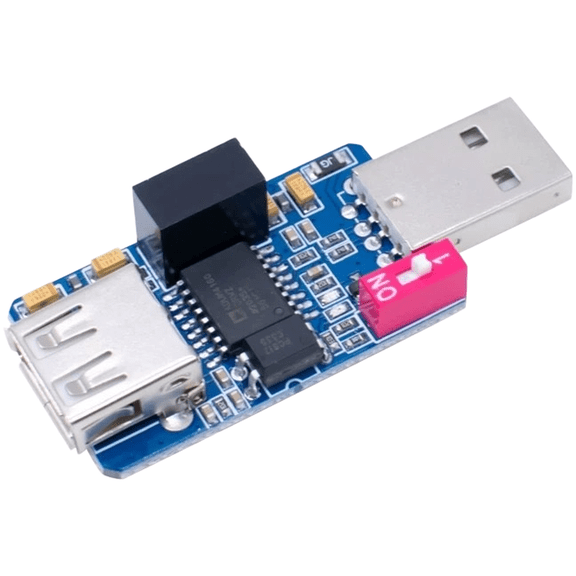USB Isolator Module ADUM3160 2500V Isolation 12Mbps USB 2.0 Industrial Control System Protection for PLC Automation(Route 1)