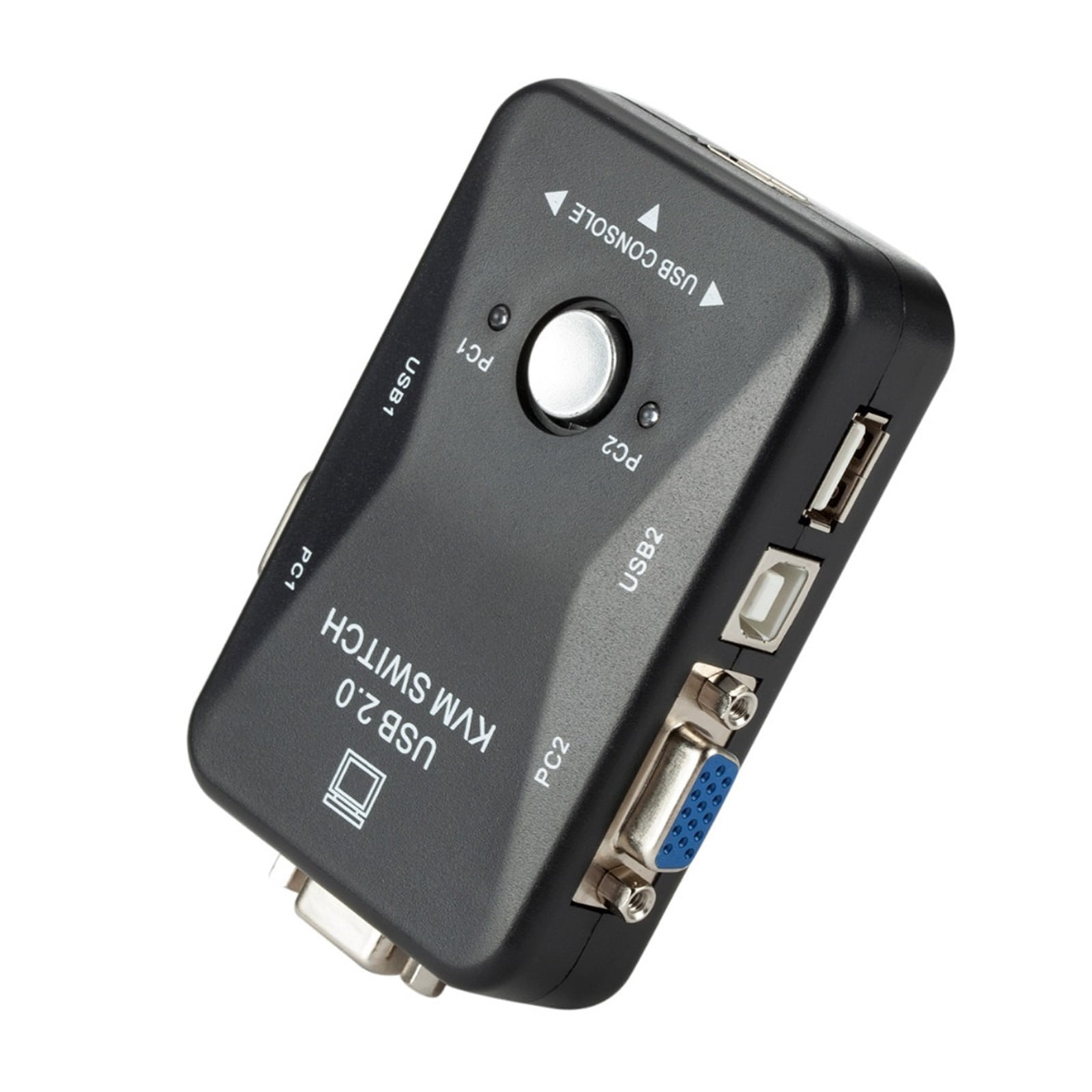USB KVM Switch Switcher 4 Port VGA SVGA Switch Splitter 1920*1440 VGA Video Switch For USB Device Keyboard Mouse Monitor Adapter ,Effortless Switching