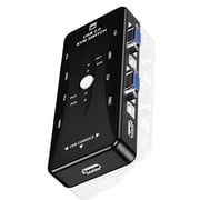 USB KVM Switcher 1080P VGA Splitter for Seamlessly Computer Management 2/4Port