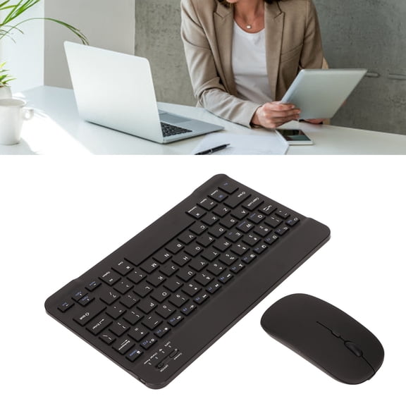 USB Keyboard Mouse Gaming Keyboard Mouse, Scissor Switch Wireless Keyboard Mouse for Home