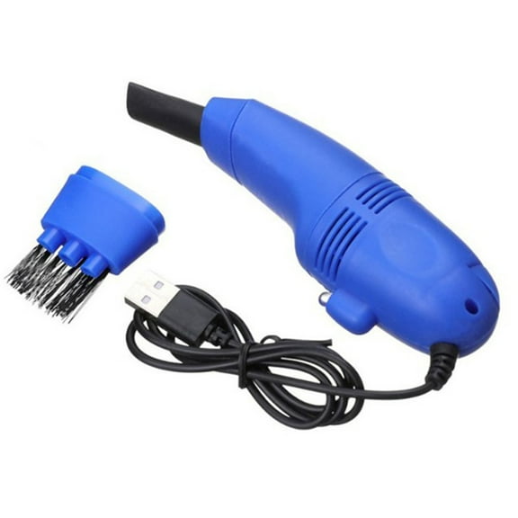 USB Keyboard Vacuum Cleaner Portable Mini Desktop Dust Cleaner with Powerful Suction Detachable Cup for Computer Laptop Office Home Use