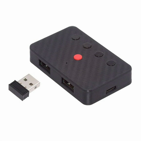USB Keyboard and Mouse Bluetooth 5.3 Adapter Wired to Wireless Converter