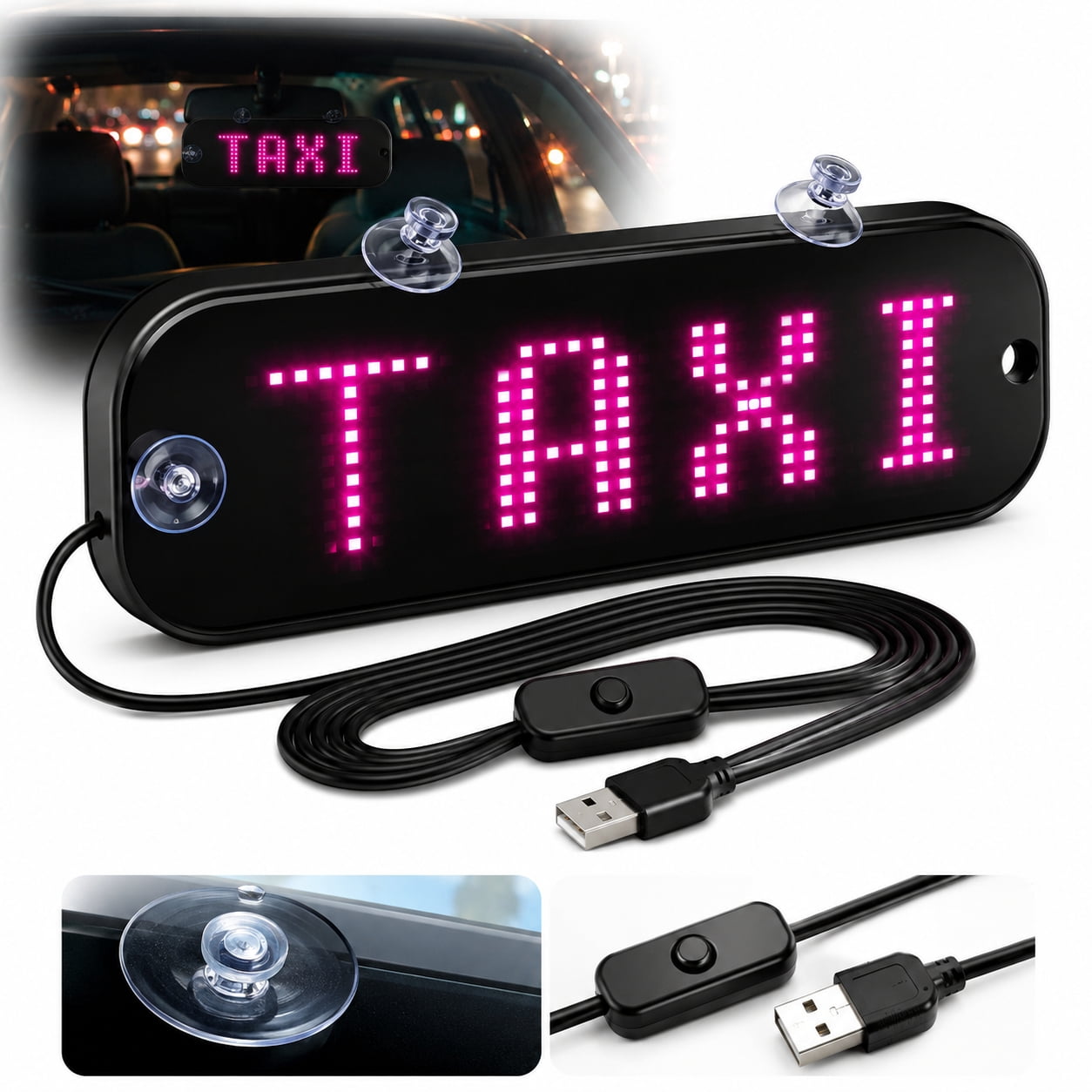 Uber Light Car LED Signs and Accessories