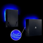 USB LED Light Strip by FLOATING GRIP - Mood Lighting Accent & Gamer Decor for Game Rooms - Fits on Playstation or Xbox - Adhesive Strips, Easy Installation & Removal 0.5 Meter, Blue 0.5 Meter Blue