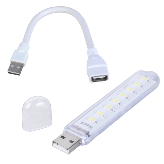 USB LED Light with 8 LEDs and Adjustable Hose for Camping, Fishing, Outdoor Event Dorms Bedrooms Convenient Lighting