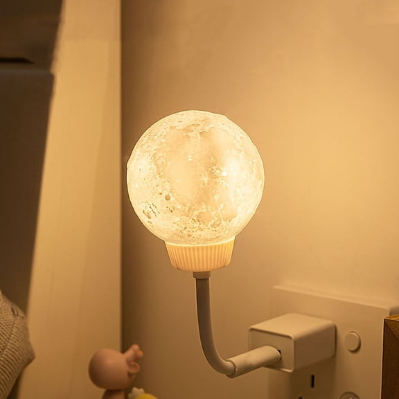 USB LED Night Light Mini Bedside Lamp Eye Protection Warm Glow Plug And Play Portable Desk Lighting For Bedroom Office Nursery