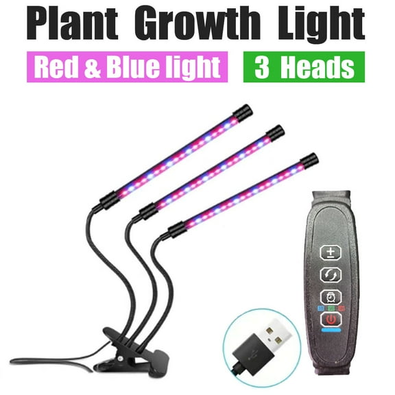 USB LED Plants Grow Light Lamp For Plants Hydroponics Growing System Full Spectrum Growth Lights 5v Spectrum Timer Setting