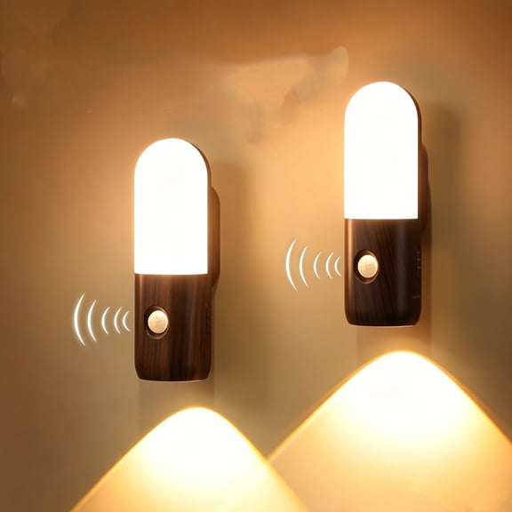 USB LED Plug In Wall Night Light, Up and Down Dual Lighting for Bedroom Bathroom Hallway Kitchen Stairs