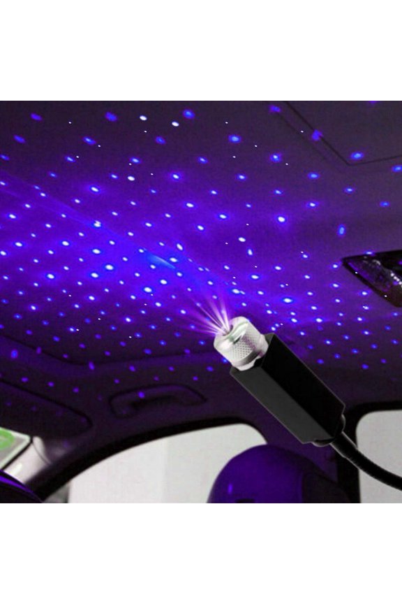 USB LED Star Projector Night Light, Auto Roof Lights, Adjustable Romantic Galaxy Flexible Interior Car Lights, Portable Night Lamp Decorations for Car, Ceiling, Bedroom, Party