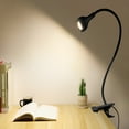 thumbnail image 1 of USB LED Table Lamp Flexible Clip-On Desk Bed Study Reading Feeding 1W Warm Light Adjustable Arm for Laptop Keyboard Book No Battery Required Power Saving, 1 of 5