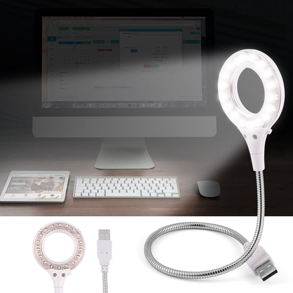 USB Lamp,Universal High Brightness Portable USB 18Pcs LED Lamp Blubs Light for PC/ Laptop, USB Light for PC