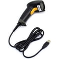 thumbnail image 1 of USB Laser Barcode Scanner Wired Handheld Barcode Scanner Black, 1 of 4