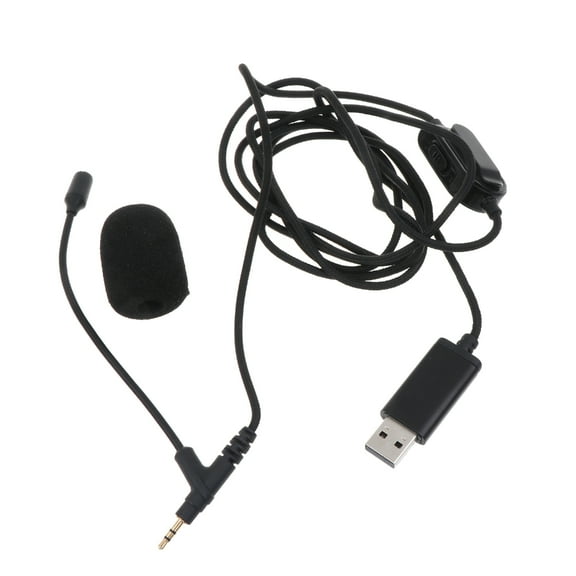 USB Lavalier Microphone USB 2.5MM Microphone Plug & Use Clip-on Lapel Microphone Omnidirectional Condenser Microphone