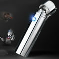 thumbnail image 1 of USB Lighter under $5! Yannianjz Metal USB Rechargeable Lighter, Arc Lighter with LED Light, Windproof Flameless Lighter for Cigar, Pipe and Outdoor Use, 1 of 6