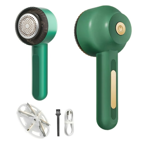 USB Lint Remover, Fabric Shaver, Fuzz Remover, Rechargeable, 2-in-1 Hair Removal, Long Battery Life with Display, Quick and Effective for Clothes, Bed Sheets, Furniture