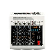 USB Live Stage KTV Mixer for Pc 6 Channel Sound Table Mixing Card Digital Consoles Controller Professional Console Dj