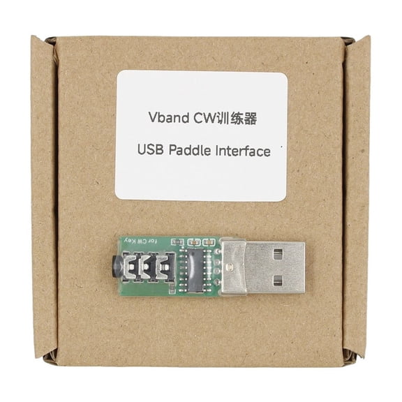 USB for MORSE Code Key Trainer for VBand, CW Practice Device with 3.5mm Jack, for Windows for IOS for ANDROID for HONGMENG,-Plug and Play for Manual and Automatic Key s(for VBAND version)
