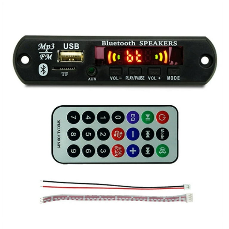 USB MP3 Module Bluetooth 12V MP3 WMA Decoder Board Audio Module FM AUX USB  TF Radio for Car Remote Music Speaker 