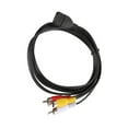 thumbnail image 1 of USB Male/Female To 3RCA Male Composite Cable Durability PVC For Home Theater Systems And AV Receivers, 1 of 9