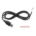 thumbnail image 1 of USB Male Plug 2 Wire Power Cable Cord for DC 5V USB Power Supply Device, 1 of 7