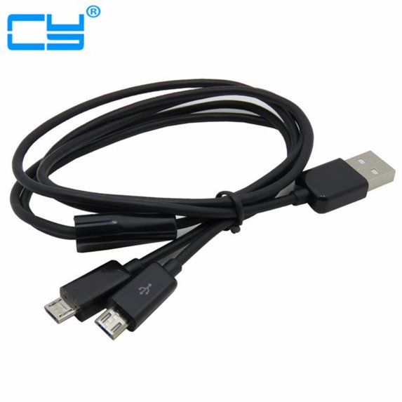 USB Male to 2 Micro USB Splitter Charge Cable 1 to 2 Micro USB Charge Cable,Dual Micro USB Splitter Charge Cable