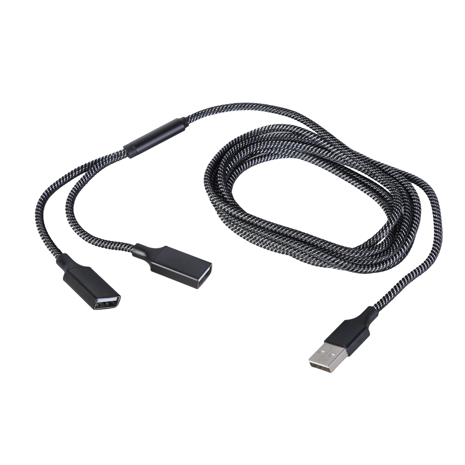 USB Male to Double Female Split Converter for Laptop Flashing Drives ...