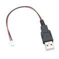 thumbnail image 1 of USB Male to XH2.54 2P Terminal Cable 2Core Power Supply Cable for Power and Signal Transmission in DIY Projects, 1 of 11