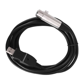 USB Male to XLR Female Microphone USB MIC Link Cable New ABS&Metal5538