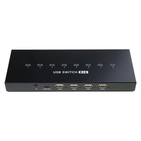 USB Manual Print Sharing Device Eight Computers Share 4 USB Device for Keyboards USB Flashes Drives Printer