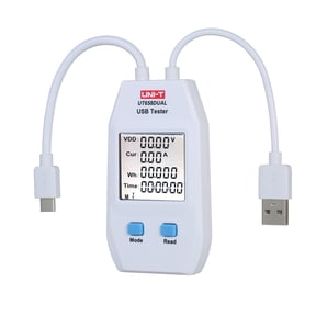 USB Meter LCD USB Tester Detector Voltmeter Ammeter Digital Capacity Tester (UT658-Dual)