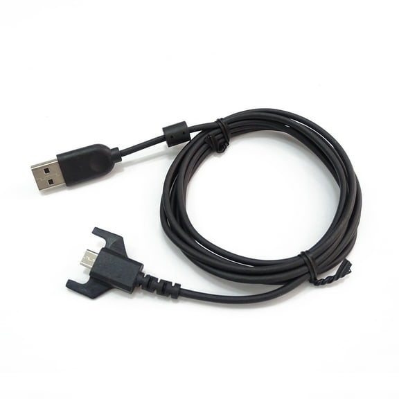 USB Mice Line, 2M USB Mouse Cable Black Wire Replacement Repair Parts for GPro GPRO X Superlight Mouse