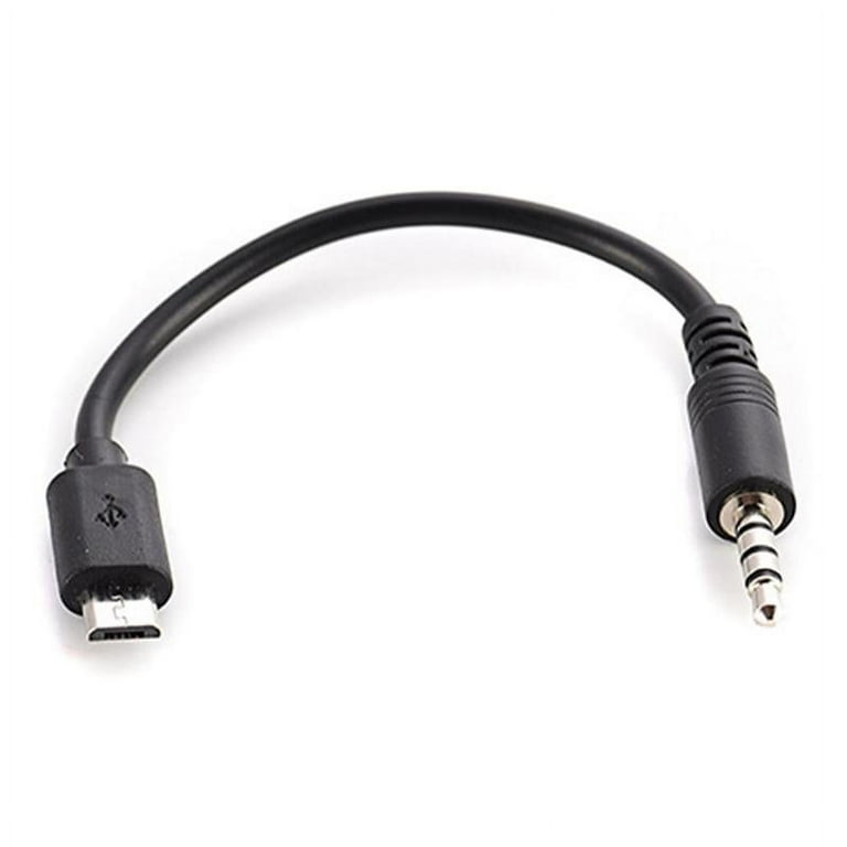 USB Micro B to Male Stereo Audio Cable For Android