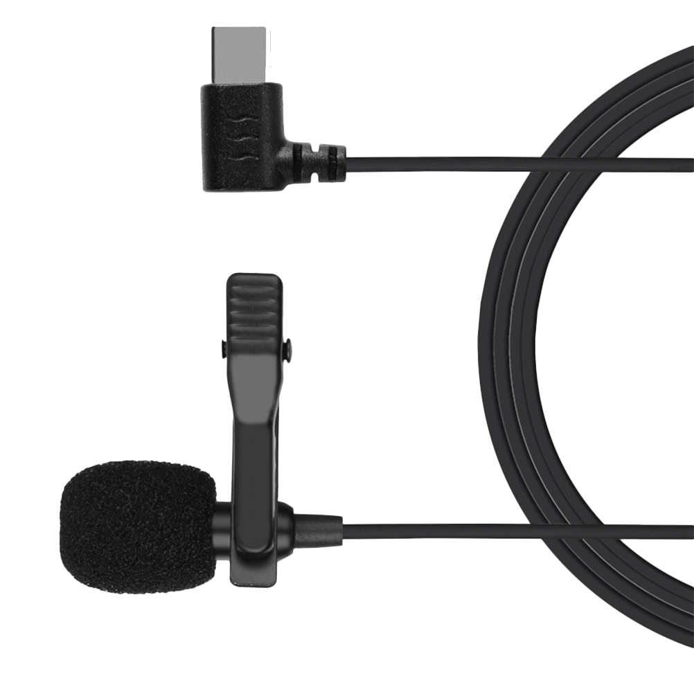 USB Microphone Clipon Lavalier Microphone Typec Microphone Wired Microphone USB Mic Lapel