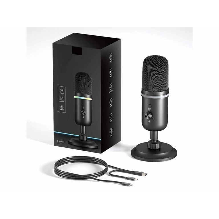 USB Microphone, Condenser Gaming Microphone for PC/MAC/PS4/PS5