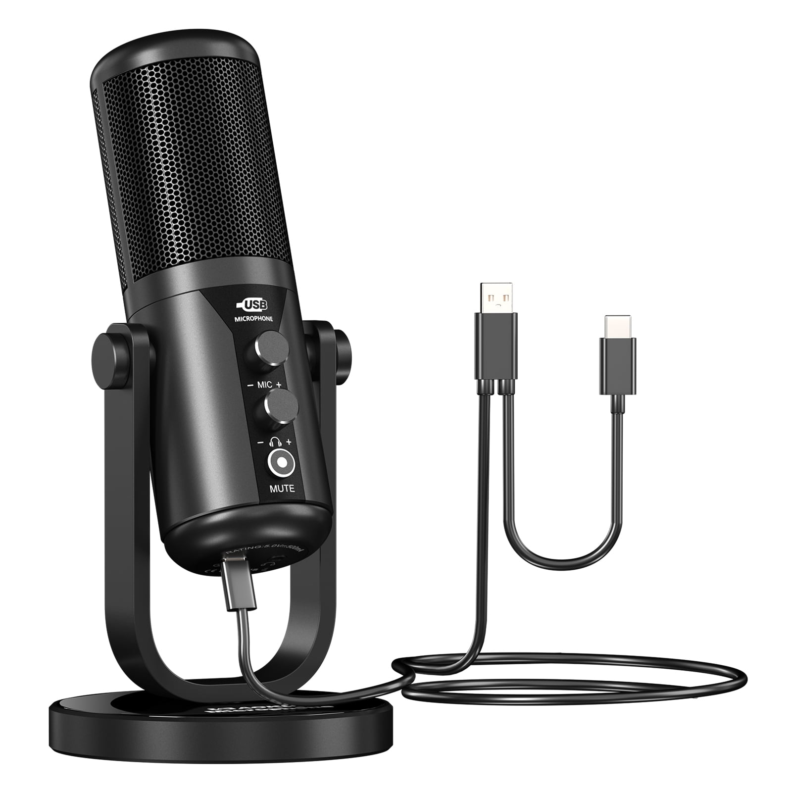 Recording Computer Microphone USB Microphone,Condenser Recording Mic for Computer Pc, Apply to Laptop ...
