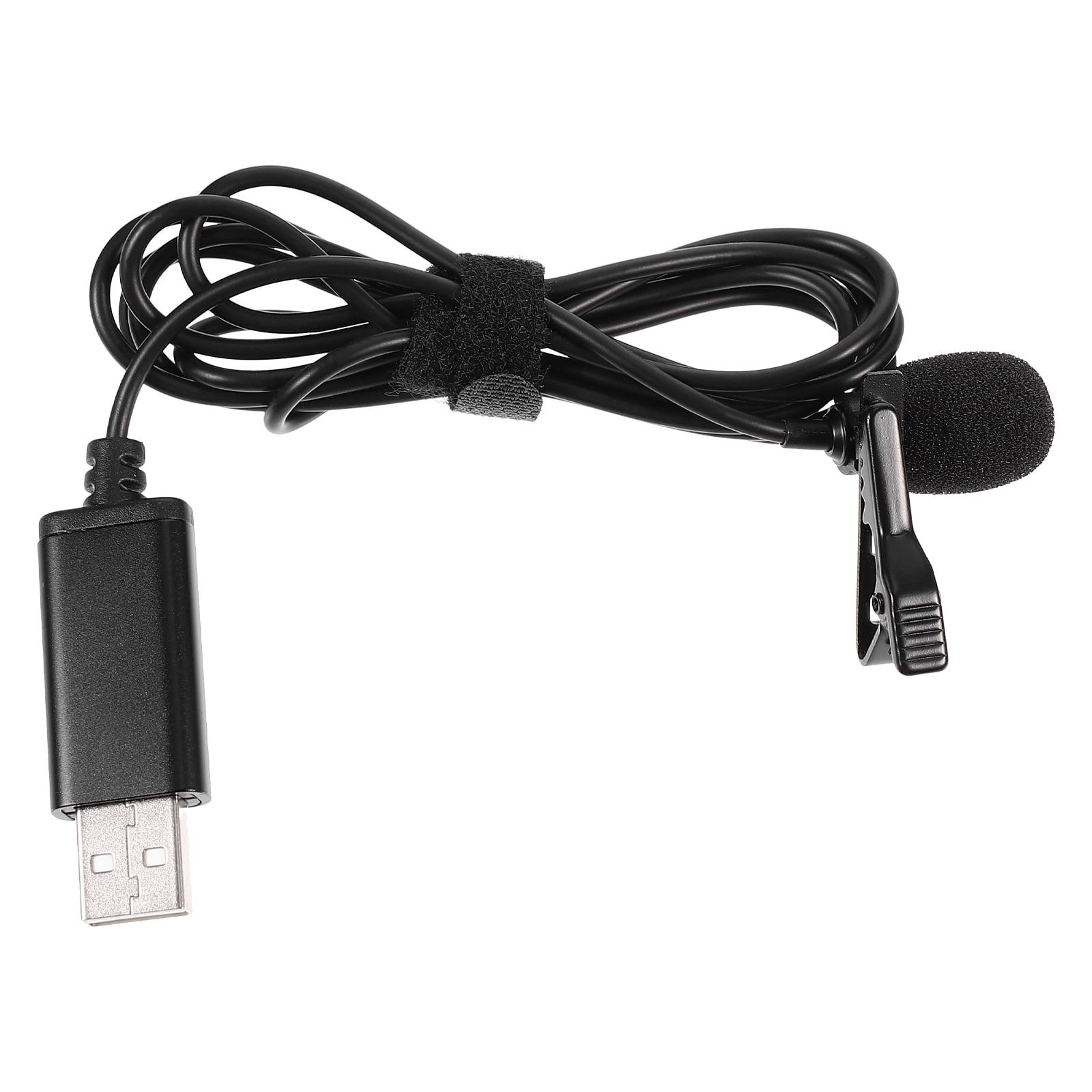 Zonh Mic Recording Clipon Lapel USB Microphone Lavalier Sponge Plastic