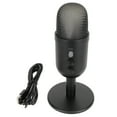 USB Microphone Noise Canceling RGB Light Computer Condenser Mic with