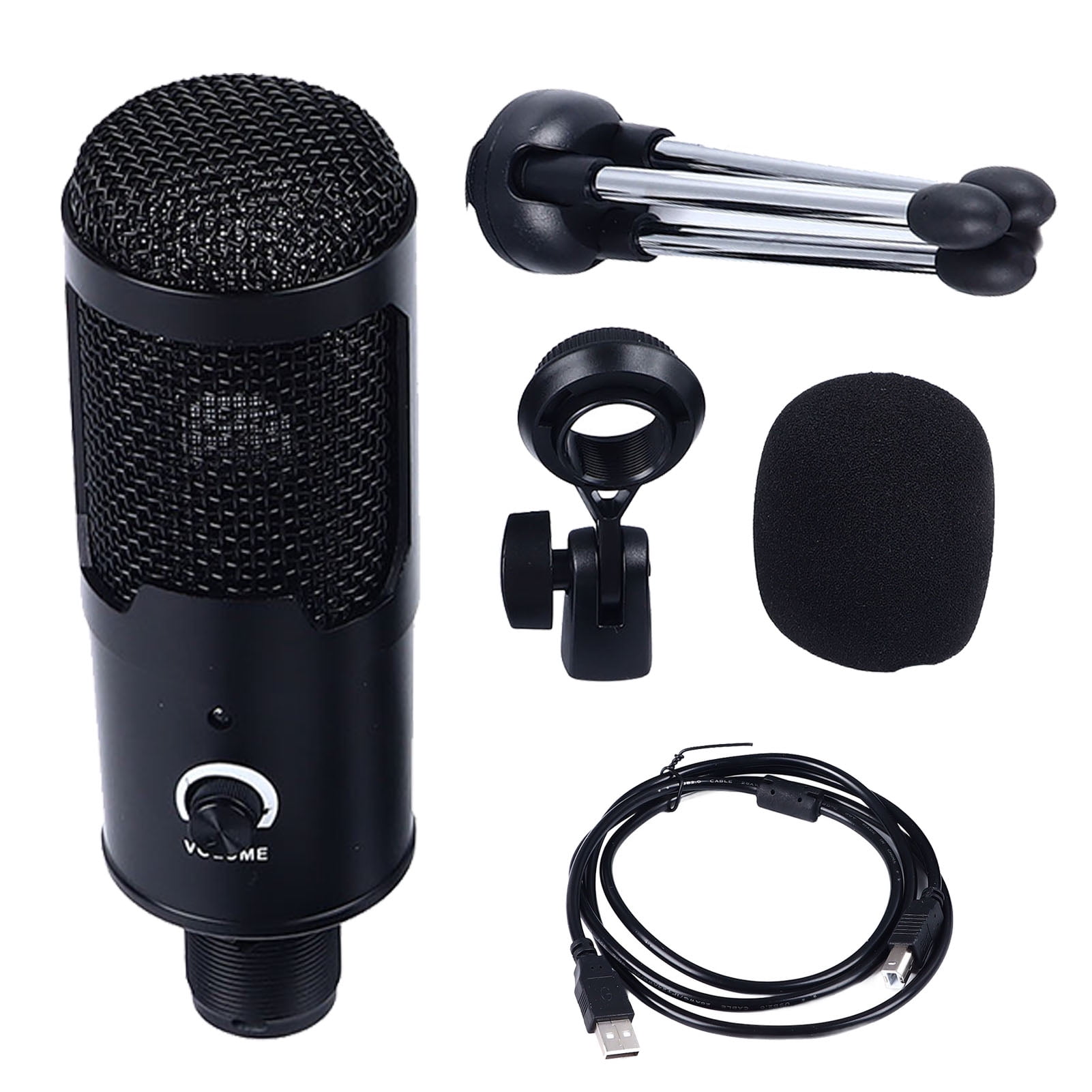 USB Microphone Noise Reduction Clear Sound Condenser Microphone with