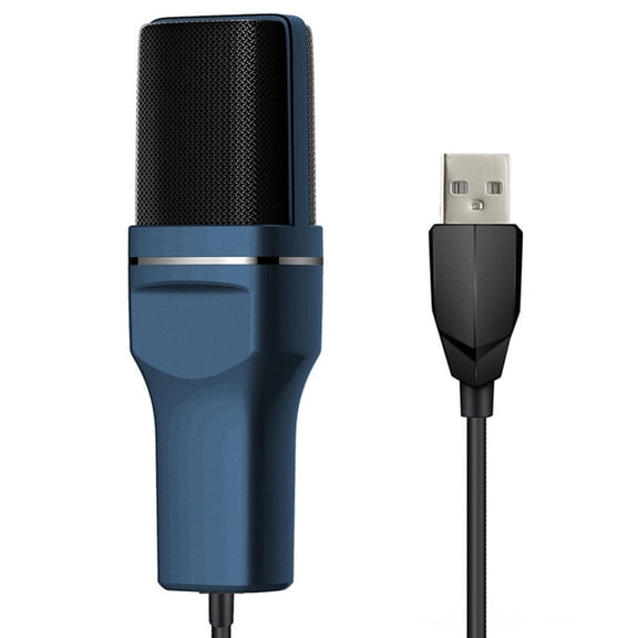 USB Microphone PC Condenser Podcast Streaming Cardioid Mic Plug & Play for Computer, , Gaming,