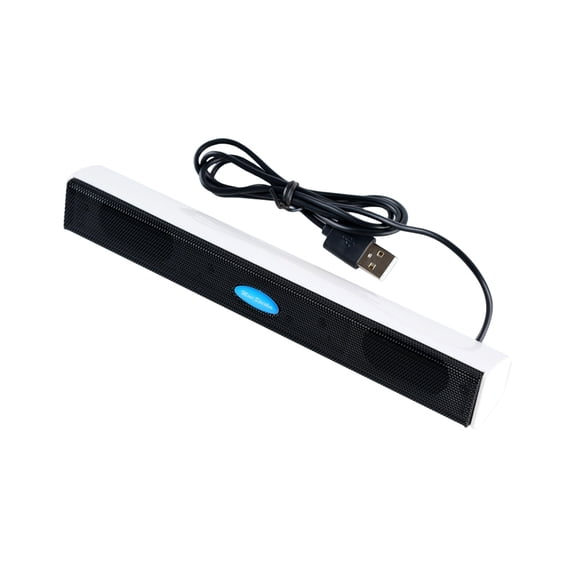 USB Mini Audio Speaker, Gaqring Plug Play Compact Computer Speakers, Long USB Cable Hidden Bracket Desktop Laptop Mini Audio for Home Cinema
