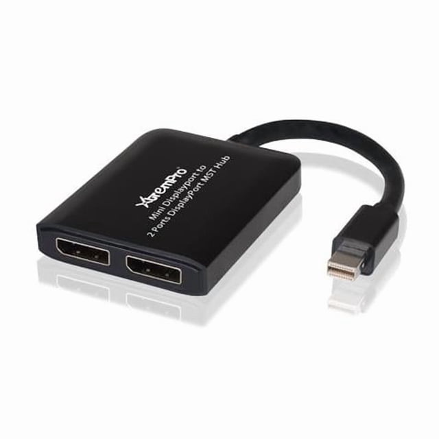USB Mini Displayport to 2 Displayports MST HUB DP 1.2 TO 2 Splitter ...