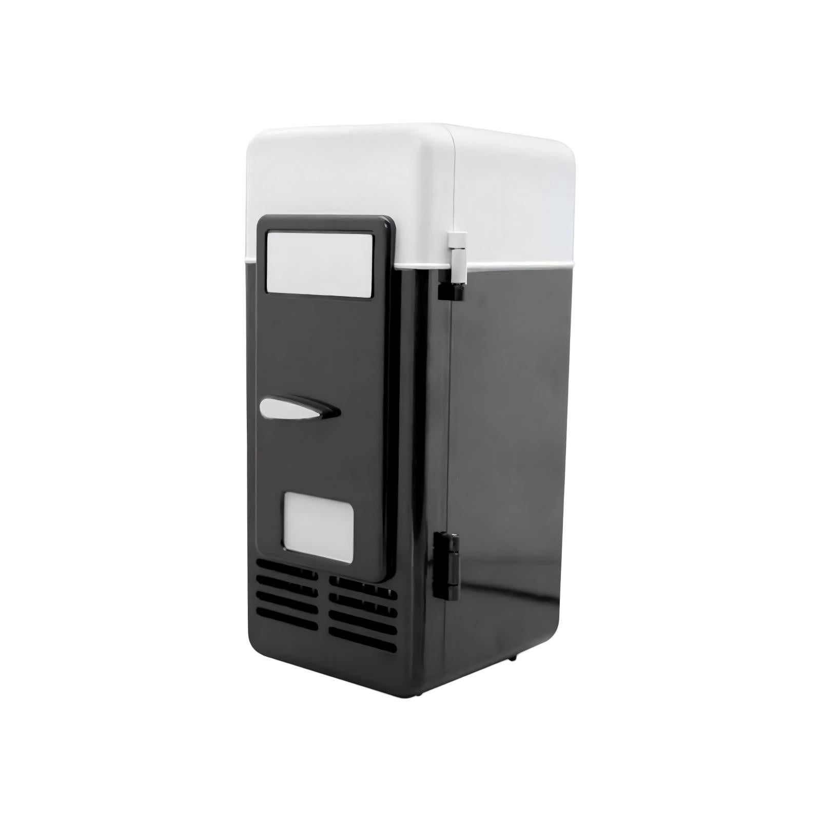 USB Mini Fridge, Portable Thermoelectric Drink Cooler for Bedroom, Office & Travel | Lightweight 6-Can Capacity Beverage Refrigerator with Precision Thermal Regulation, Quiet Operation