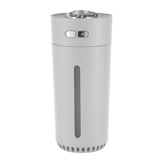USB Mini Humidifier with 280ml Tank and Night Light, Silent Cool Mist Humidifier for Bedroom Office Car, Portable Aroma Diffuser with Auto Shut-Off for Dry Skin and Sleep