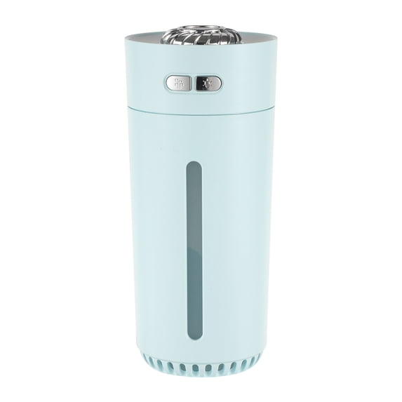 USB Mini Humidifier with 280ml Tank and Night Light, Silent Cool Mist Humidifier for Bedroom Office Car, Portable Aroma Diffuser with Auto Shut-Off for Dry Skin and Sleep