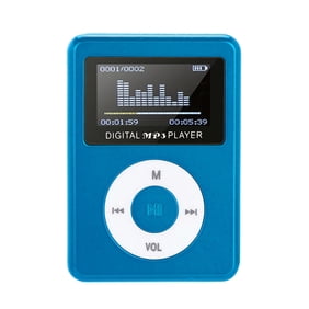 USB Mini MP3 Player with LCD Screen, 32GB Support Metal MP3 Player, Portable Music Player for SD/TF Card Reading and PC Recharge