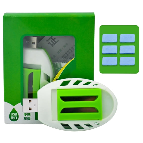Portable USB Plug-in Mosquito Repellent Heater with Refill Tablets, Compact Electric Insect Repeller for Home & Travel